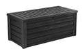 KETER Westwood 150 Gallon Resin Outdoor Storage Box - Dark Grey