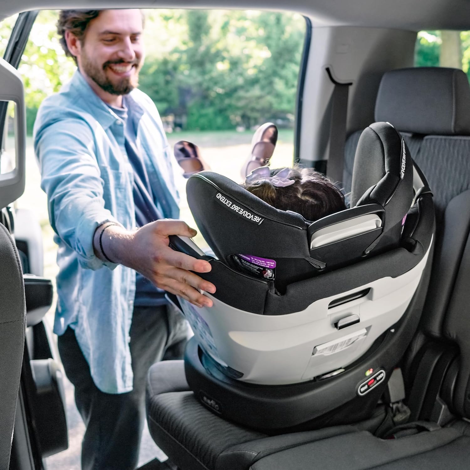 EVENFLO Revolve360 Extend All-in-One Car Seat with Cover