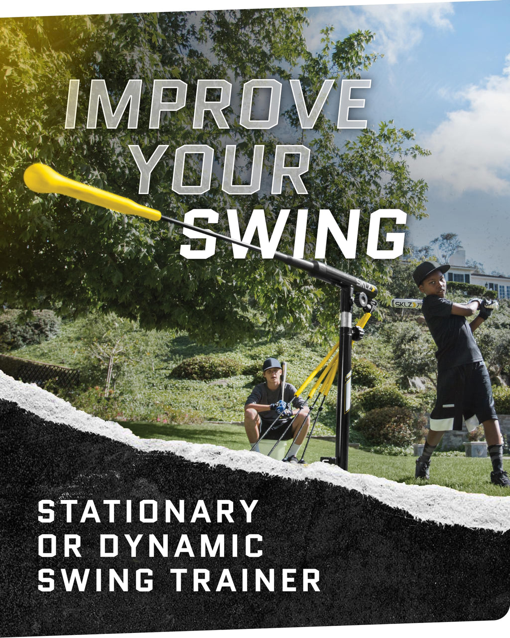 SKLZ Hurricane Baseball Swing Trainer - Adjustable Height