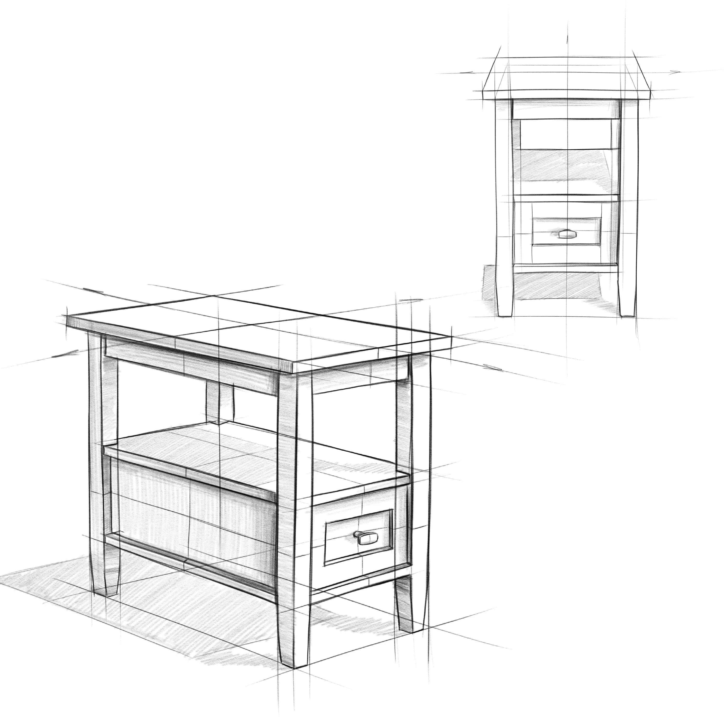 WYNDENHALL Norfolk SOLID WOOD 14 inch Wide Rectangle Transitional Narrow Side Table - 14 Inches wide