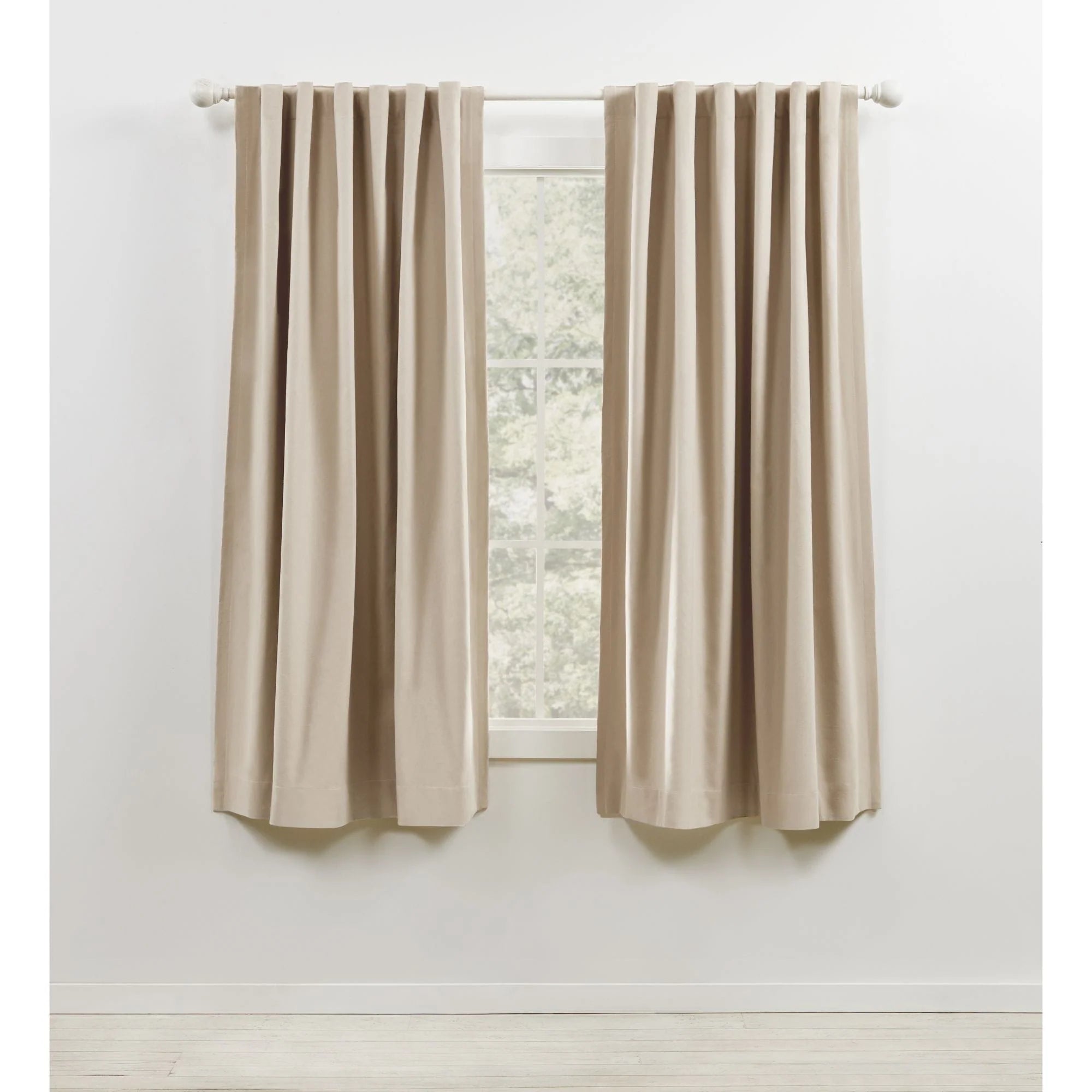 Lauren Ralph Lauren Waller Blackout Back Tab/Rod Pocket Single Curtain Panel