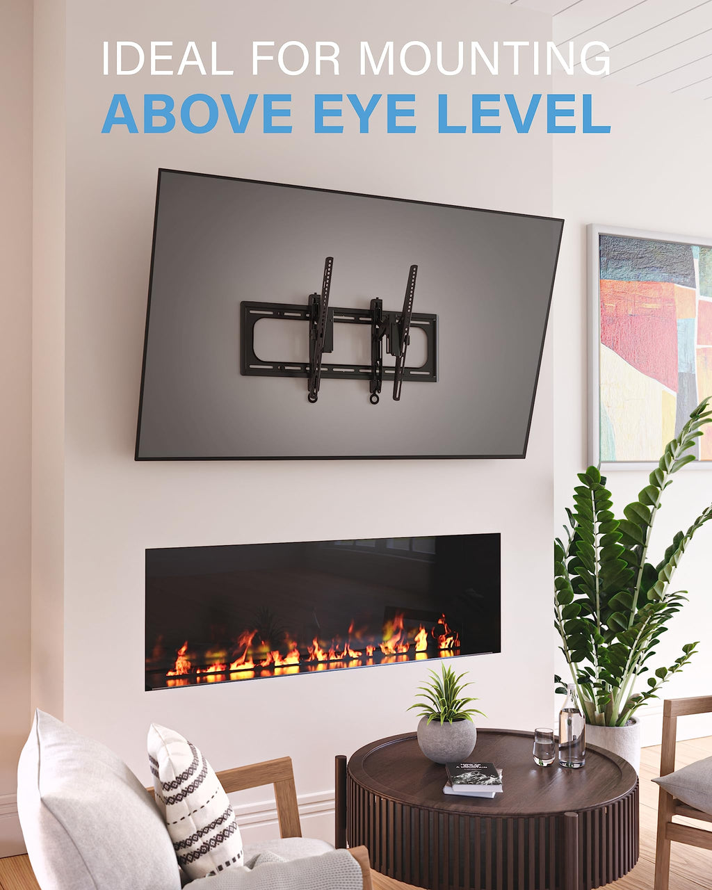 SANUS Tilting TV Wall Mount for Large TVs Up to 90��