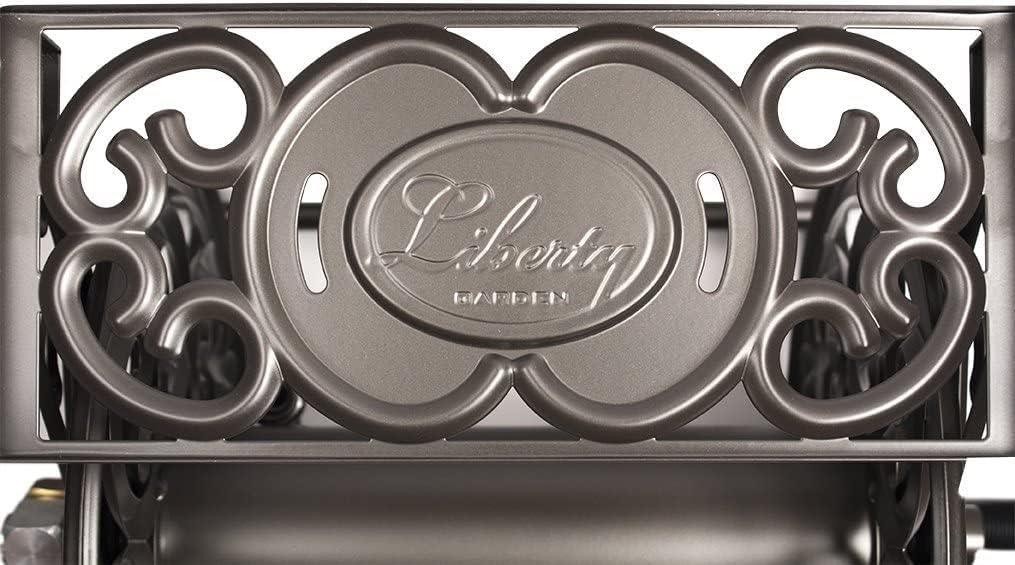 Liberty Garden 708 Steel Decorative Wall Mount Garden Hose Reel