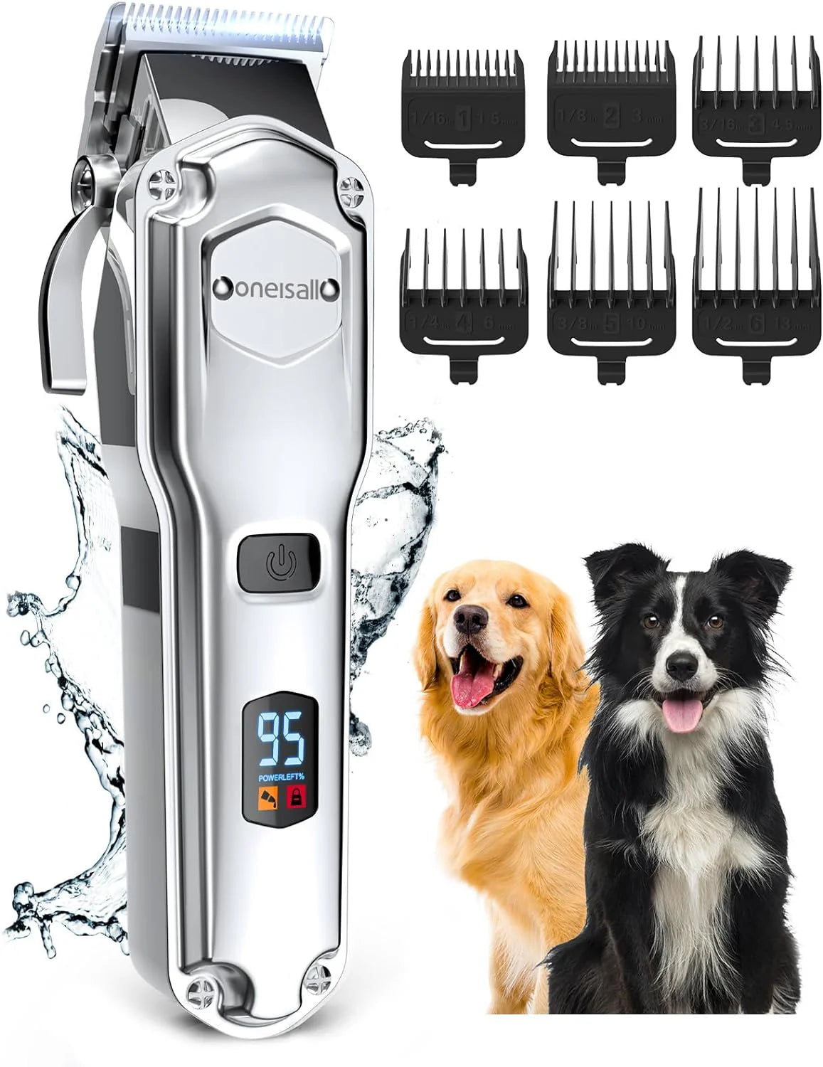 oneisall Dog Clippers for Grooming for Thick Heavy Coats