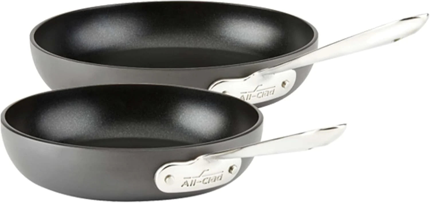 All-Clad HA1 Hard Anodized Non Stick Fry Pan Set 2 Piece