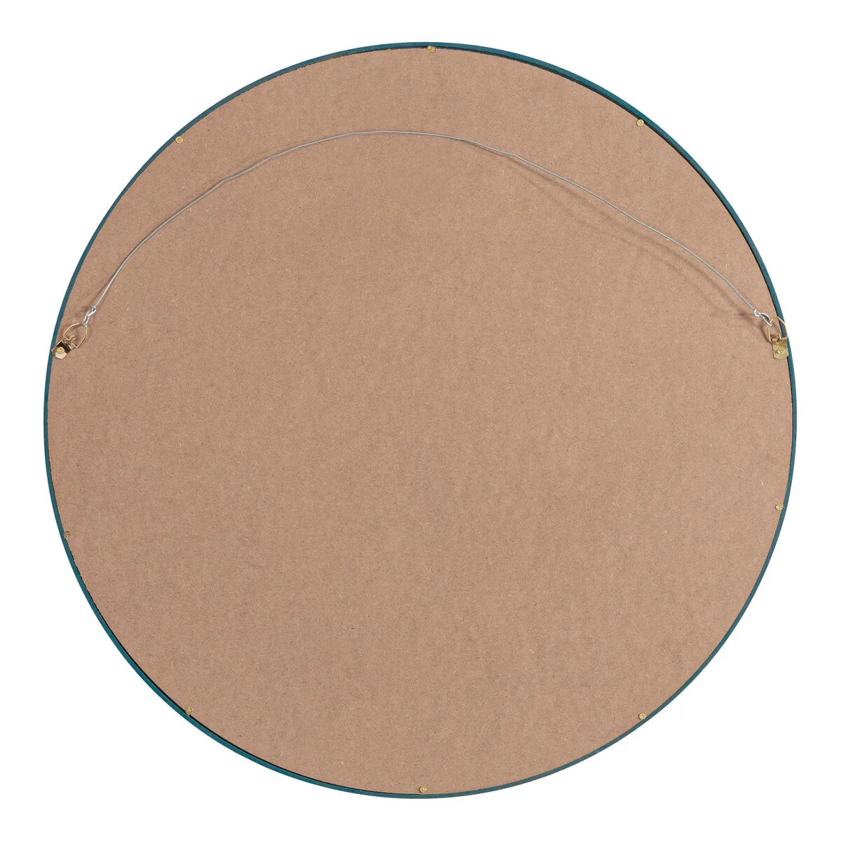 Kate and Laurel Travis Round Wood Accent Wall Mirror