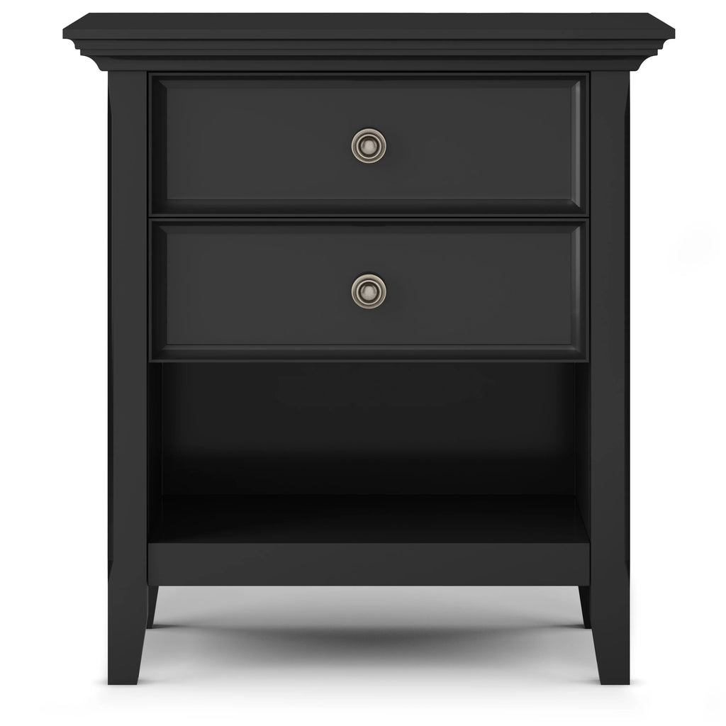 WYNDENHALL Halifax SOLID WOOD 24 inch Wide Bedside Nightstand Table