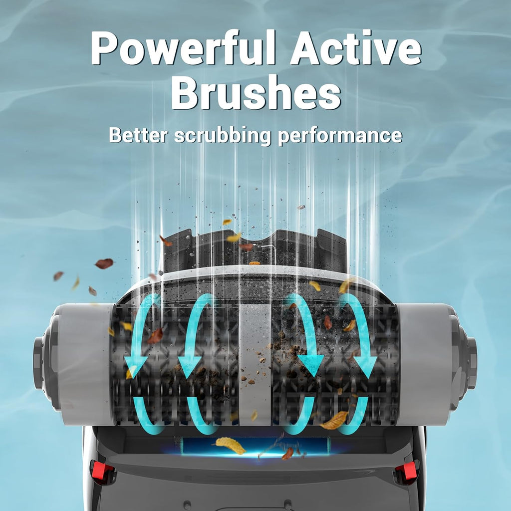GOSVOR Pivot Cordless Robotic Pool Cleaner - Wall Climbing