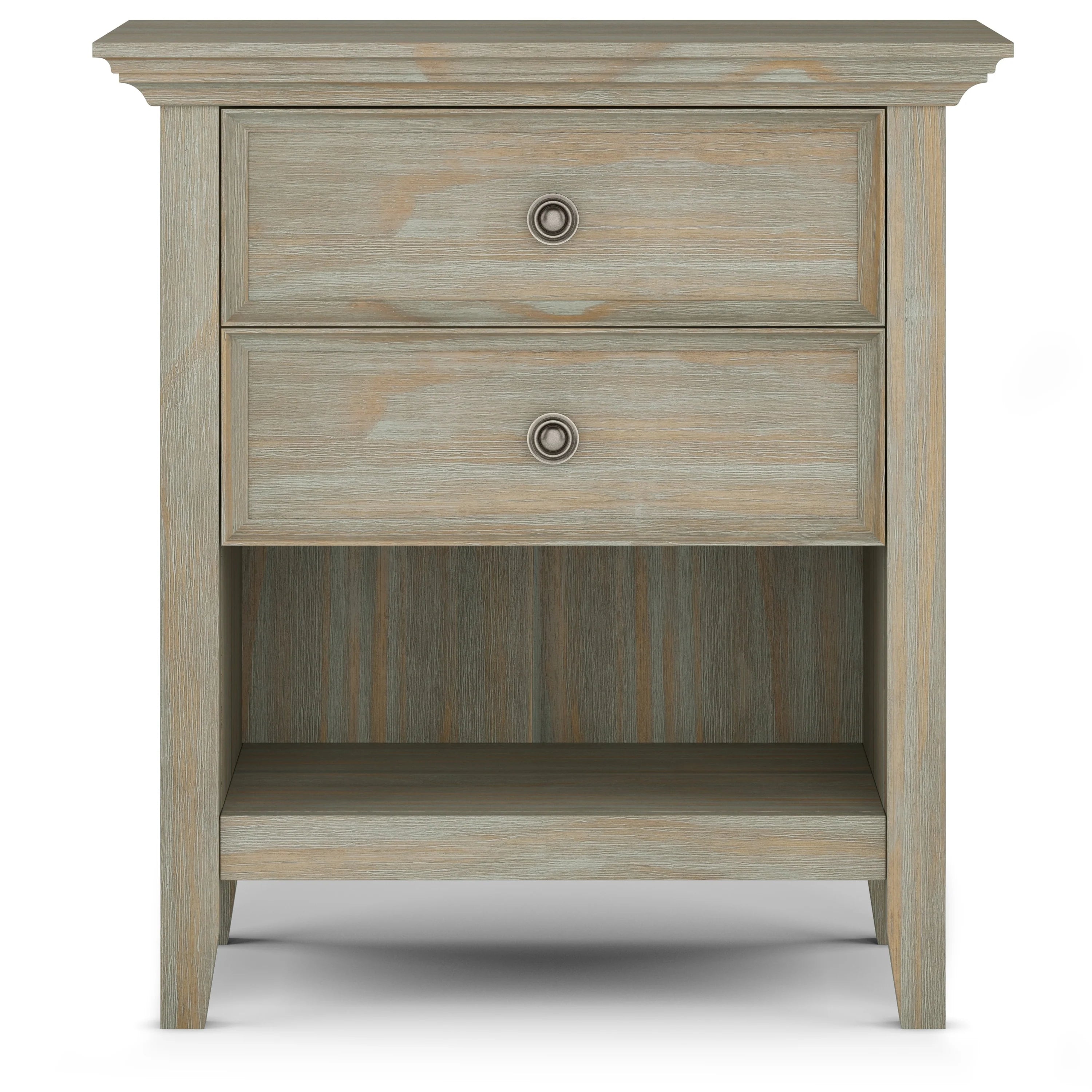WYNDENHALL Halifax SOLID WOOD 24 inch Wide Bedside Nightstand Table