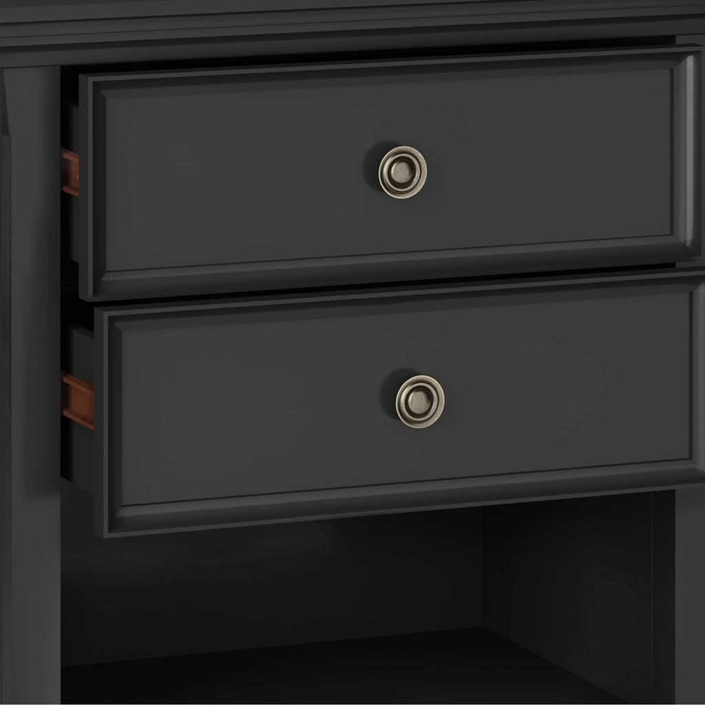 WYNDENHALL Halifax SOLID WOOD 24 inch Wide Bedside Nightstand Table