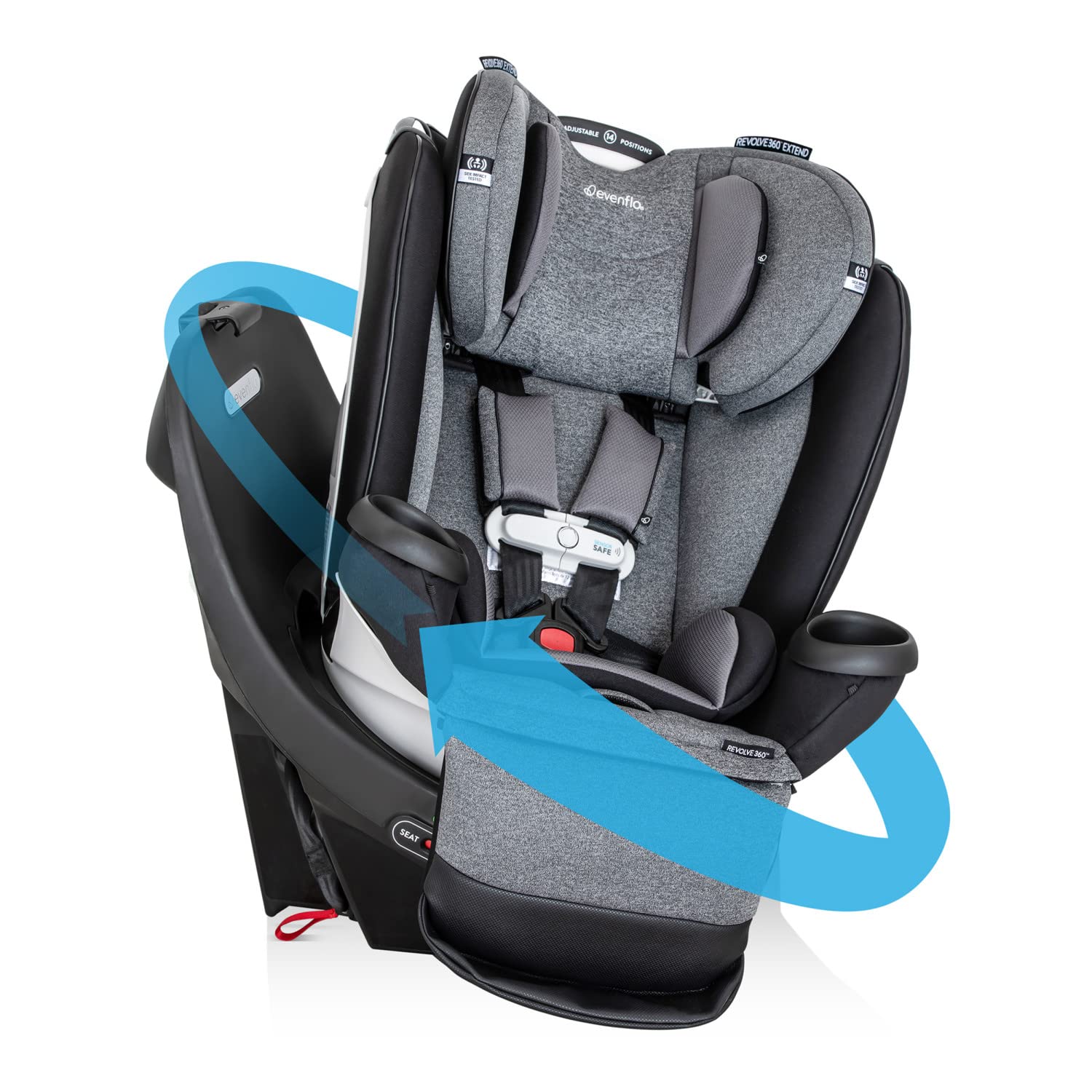 EVENFLO Revolve360 Extend All-in-One Car Seat with Cover