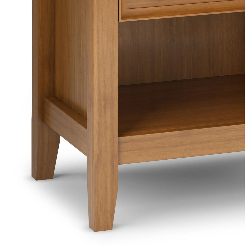 WYNDENHALL Halifax SOLID WOOD 24 inch Wide Bedside Nightstand Table