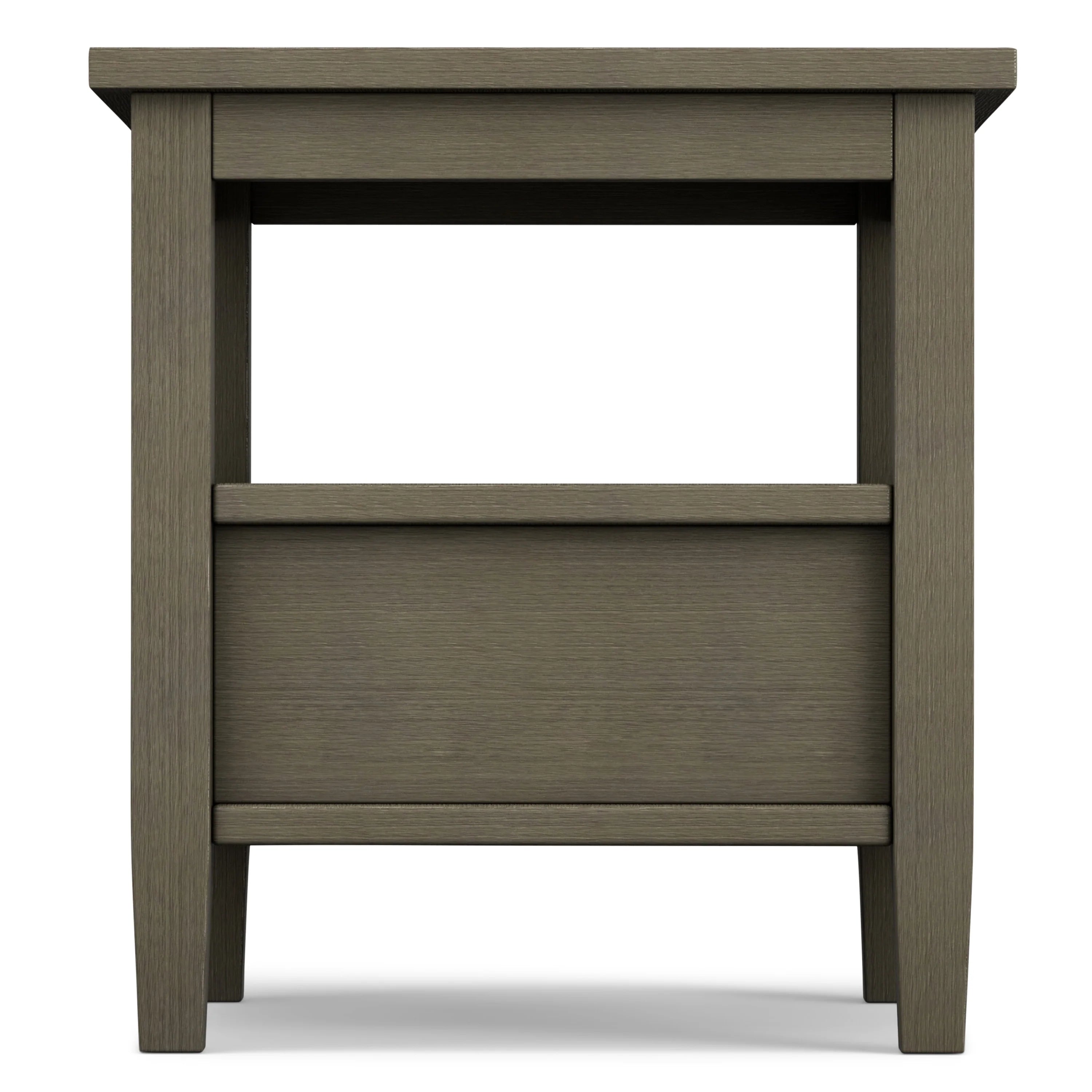 WYNDENHALL Norfolk SOLID WOOD 20 inch Wide Rectangle Transitional End Side Table - 20 inch Wide