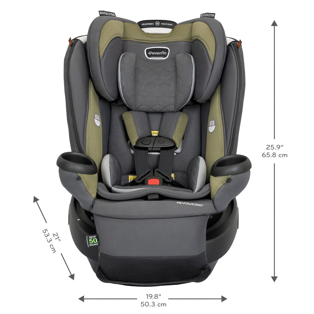 EVENFLO Revolve360 Extend All-in-One Car Seat with Cover