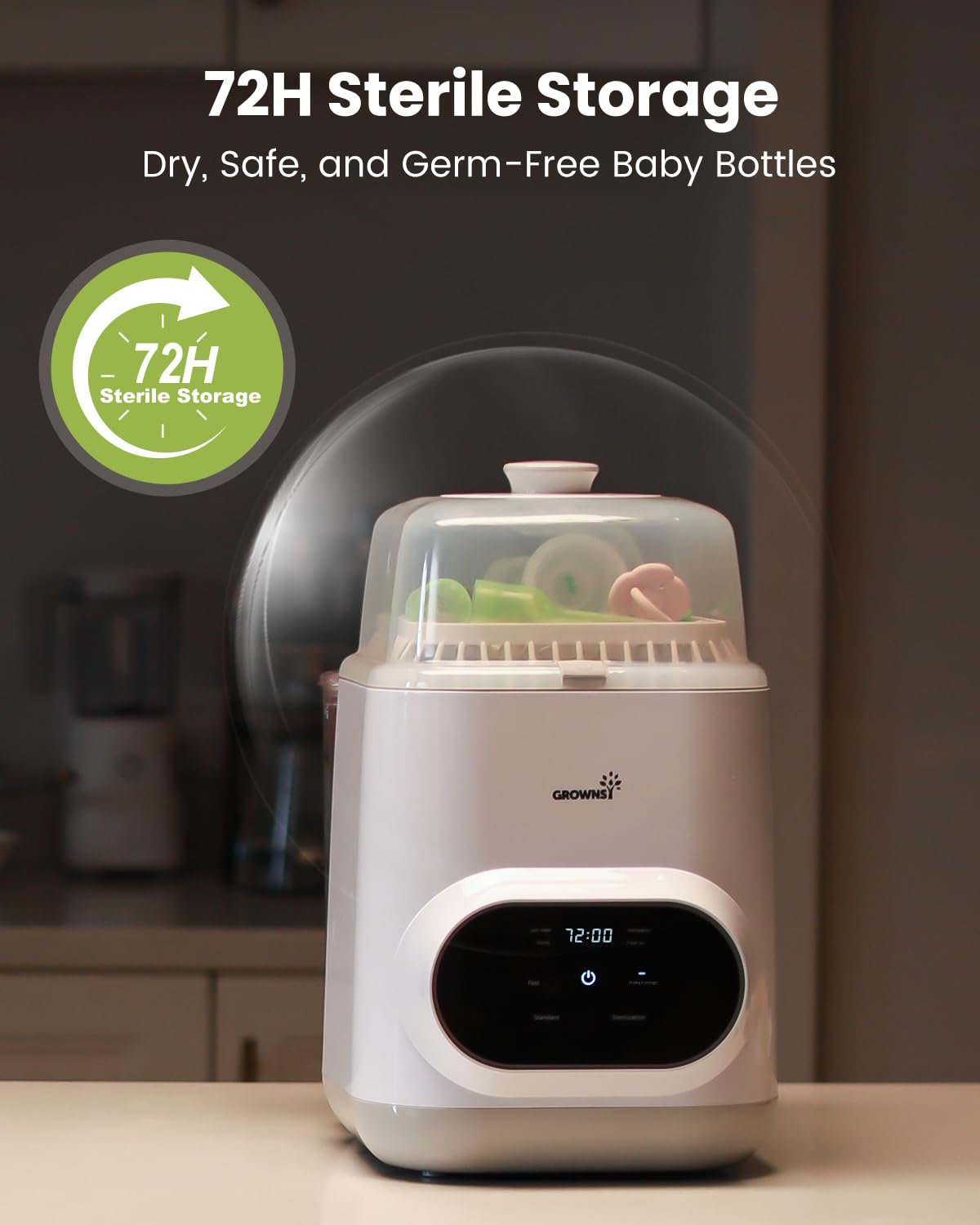 Grownsy Easeclean Bottle Washer Pro - All-in-One