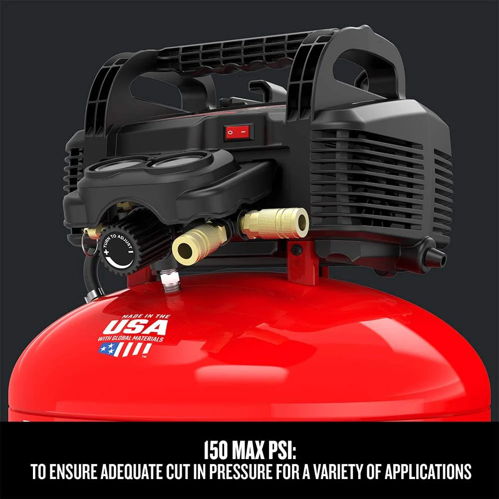 CRAFTSMAN Air Compressor 6 Gallon Pancake Oil-Free Kit