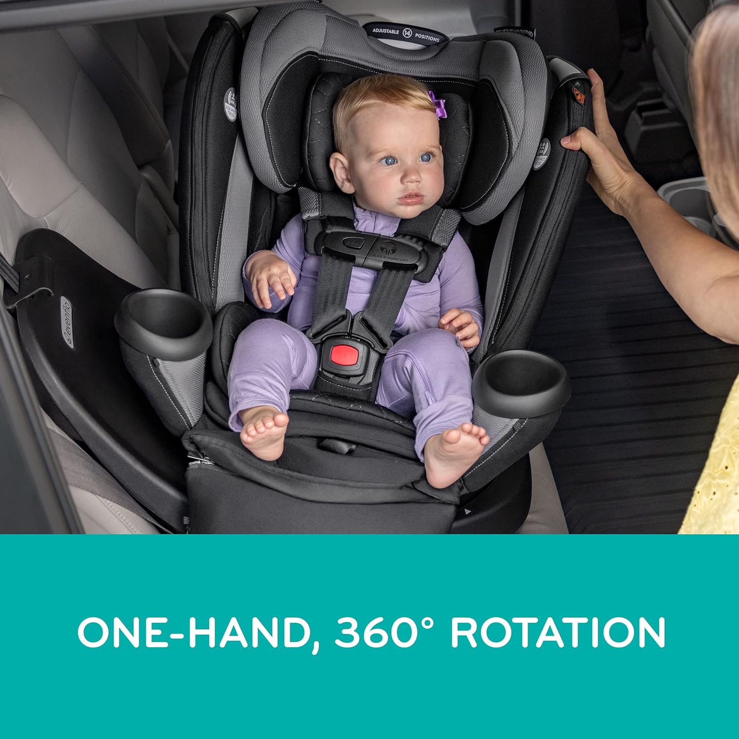 EVENFLO Revolve360 Extend All-in-One Car Seat with Cover