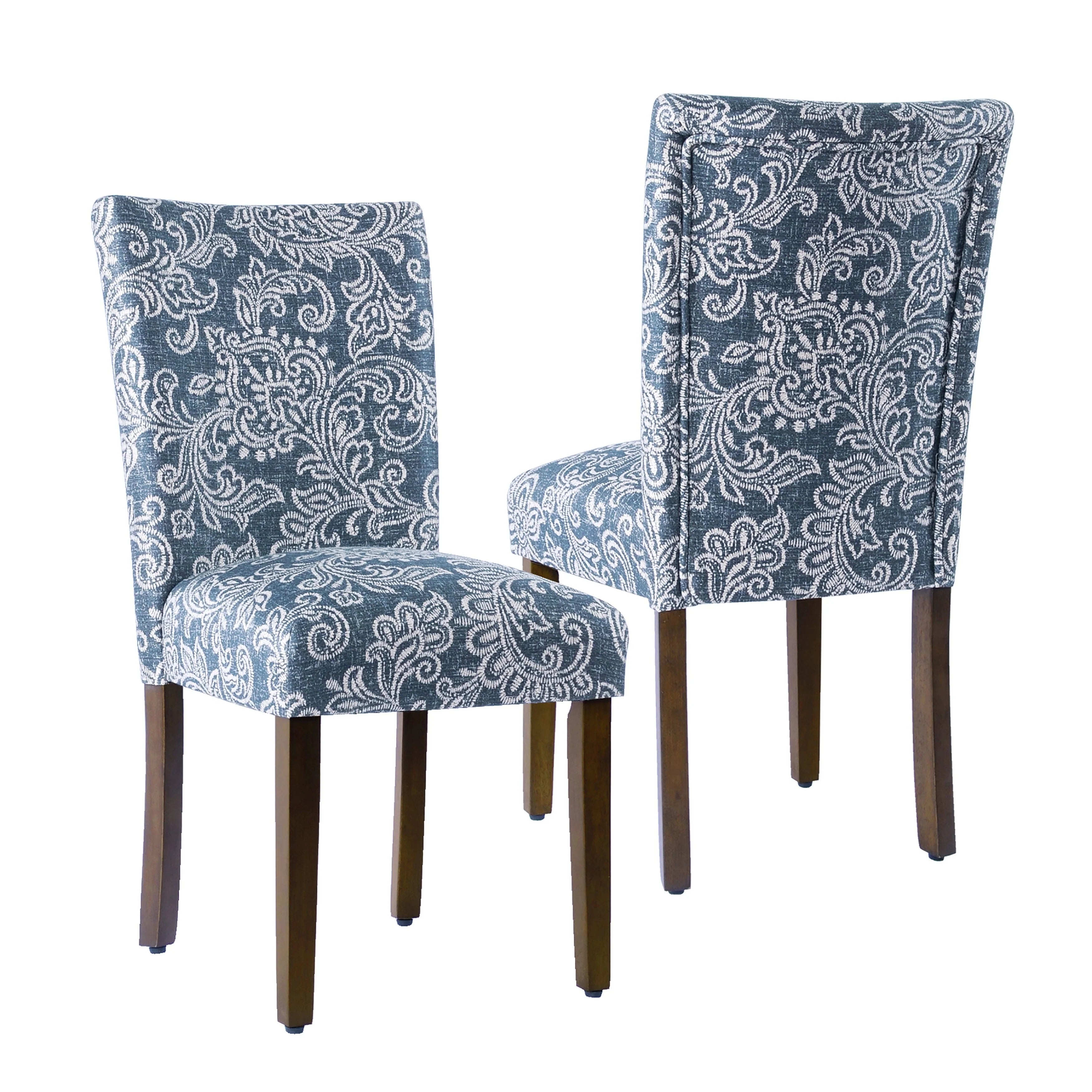 HomePop Classic Parsons Medallion Dining Chair (Set of 2)