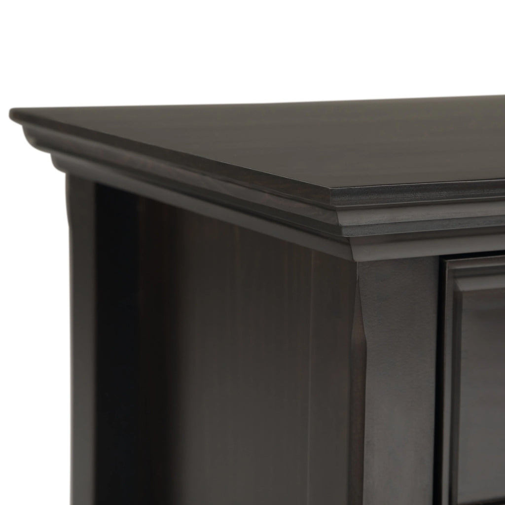 WYNDENHALL Halifax SOLID WOOD 24 inch Wide Bedside Nightstand Table