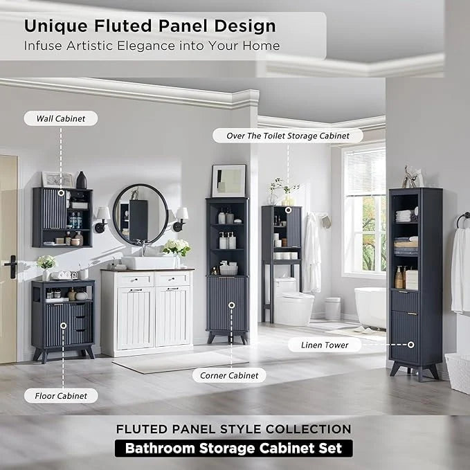 Modern Bathroom Wall Cabinet, Medicine Cabinet, Wall Storage Organizer