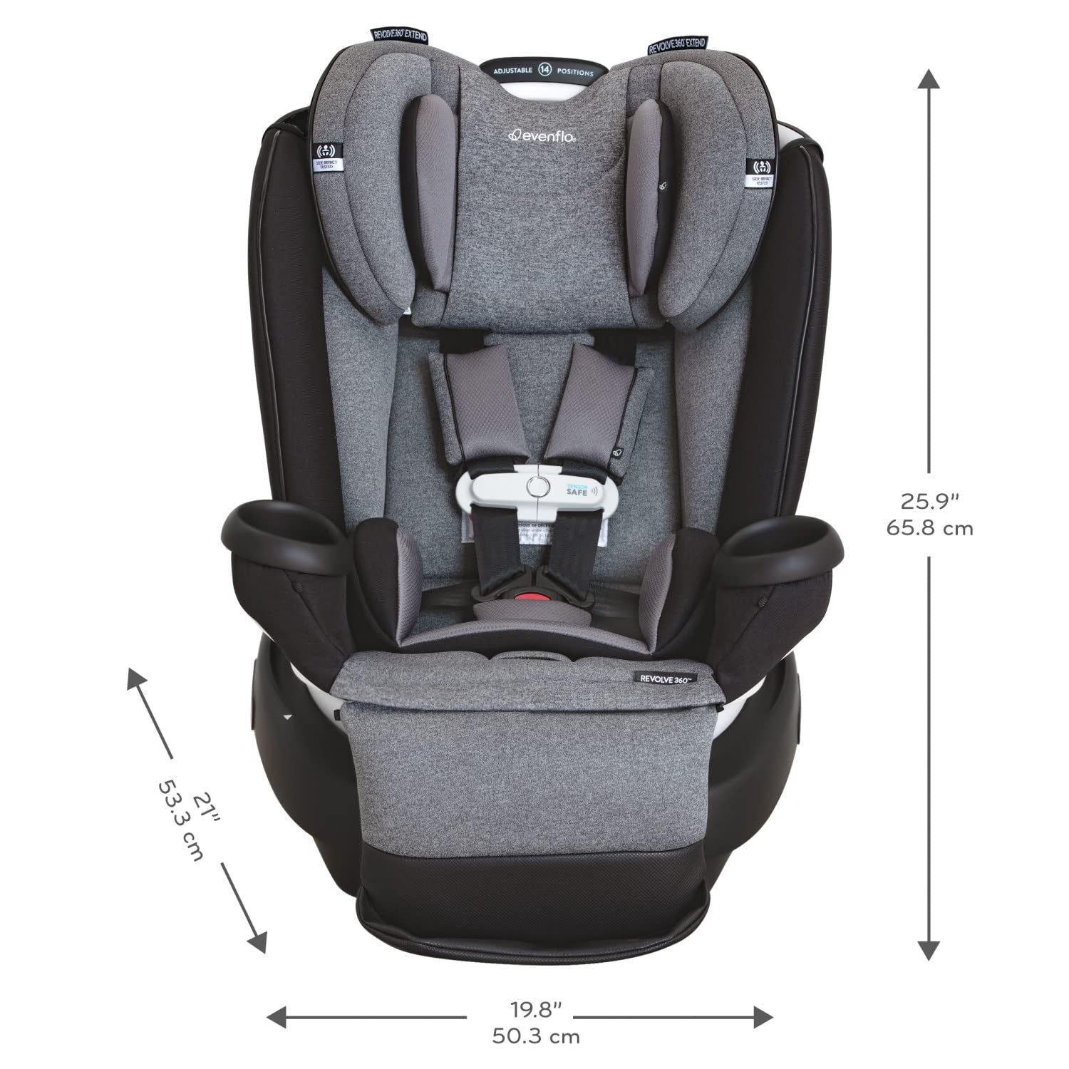 EVENFLO Revolve360 Extend All-in-One Car Seat with Cover