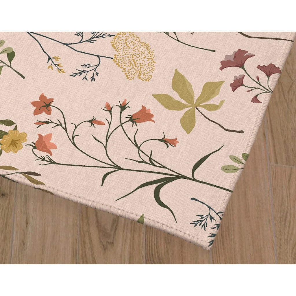FALL BOTANICALS BLUSH Kitchen Mat By Kavka Designs