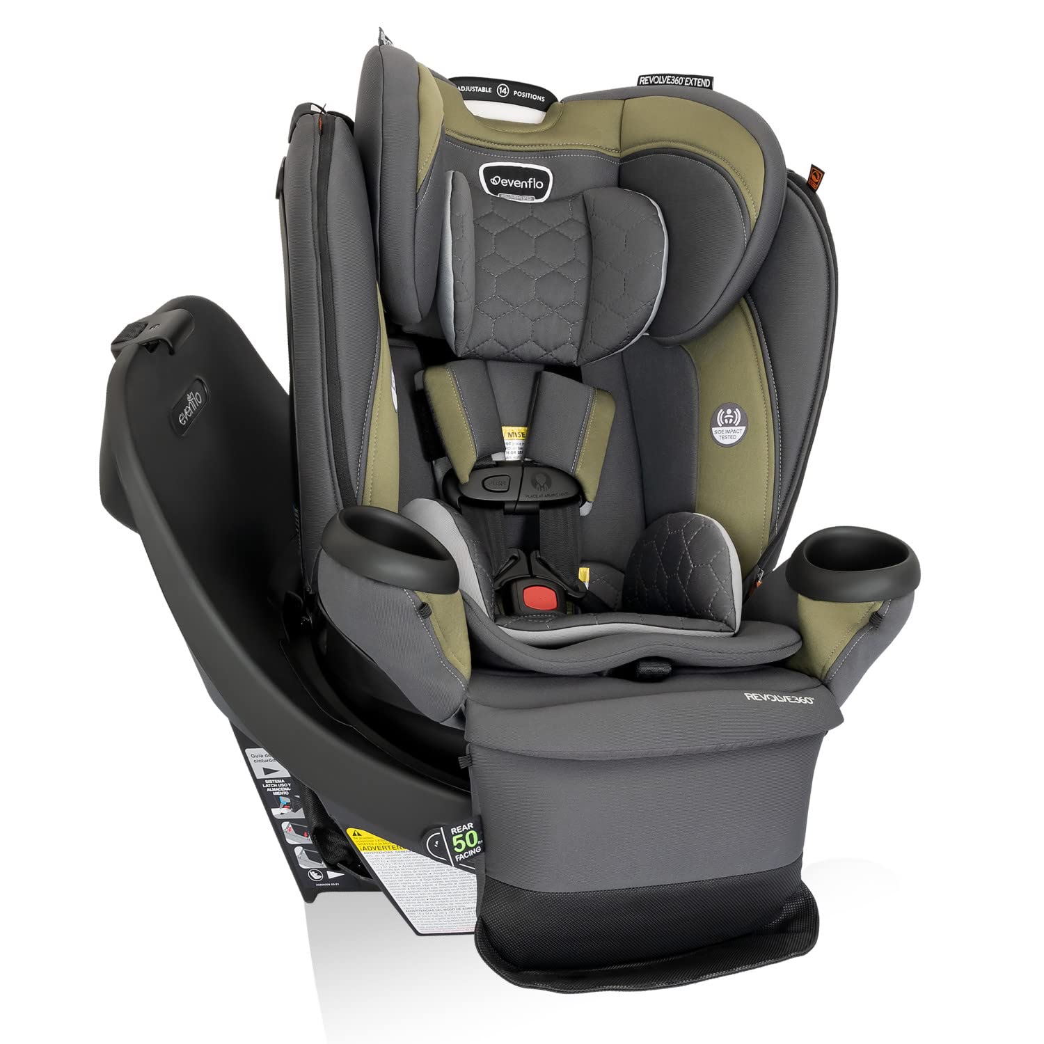 EVENFLO Revolve360 Extend All-in-One Car Seat with Cover