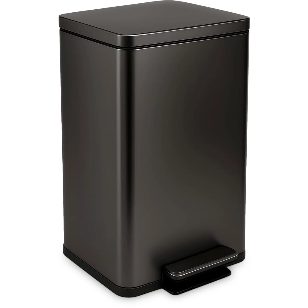 SIMPLI-MAGIC 13.2 Gallon Step Trash Can - Odor Control, Hands-Free