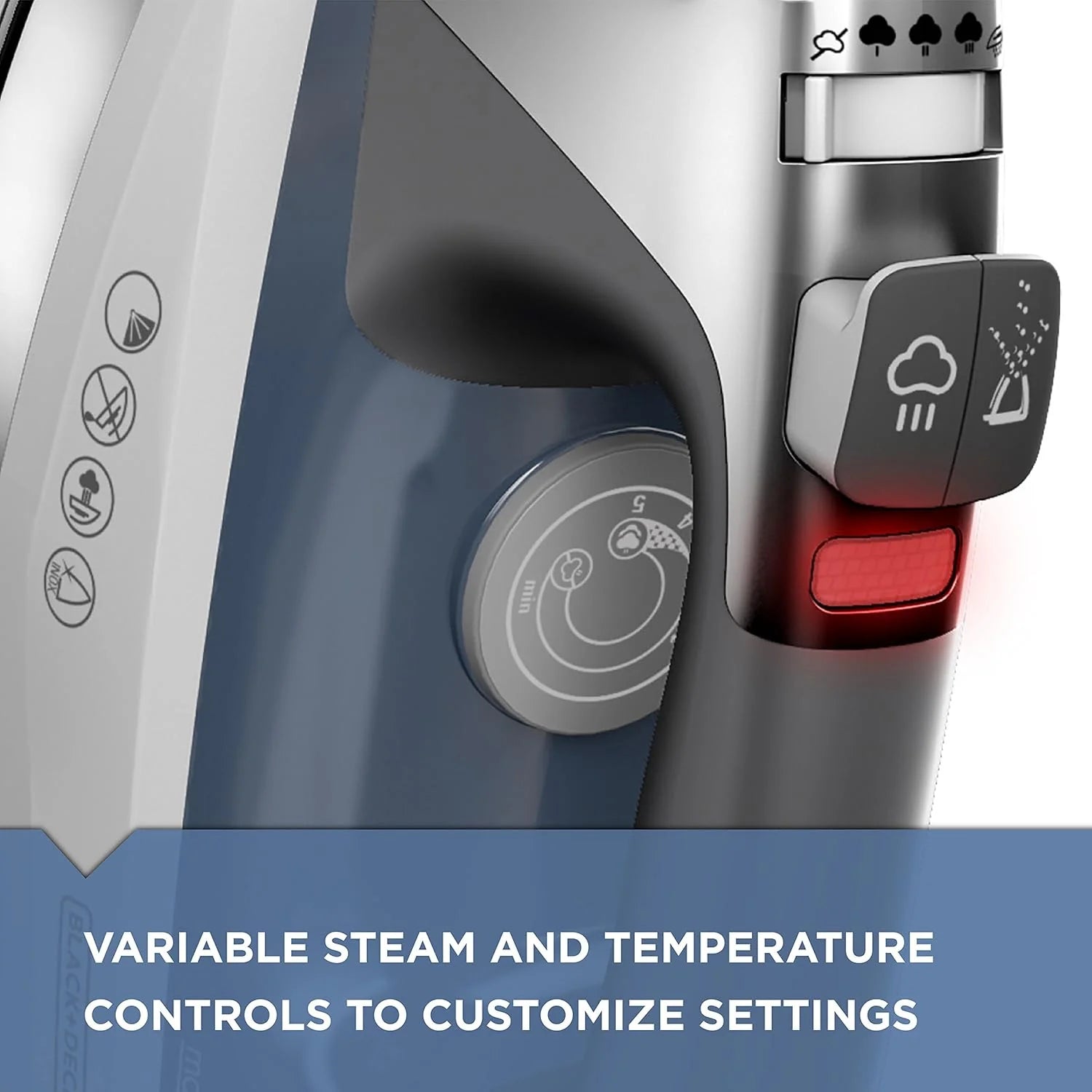BLACK+DECKER Allure Professional Steam Iron, 30% More Steam