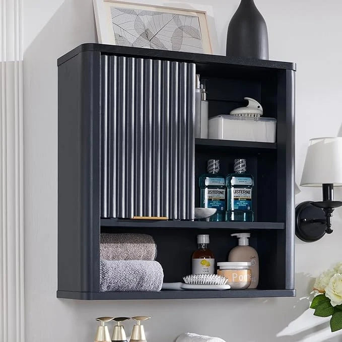 Modern Bathroom Wall Cabinet, Medicine Cabinet, Wall Storage Organizer