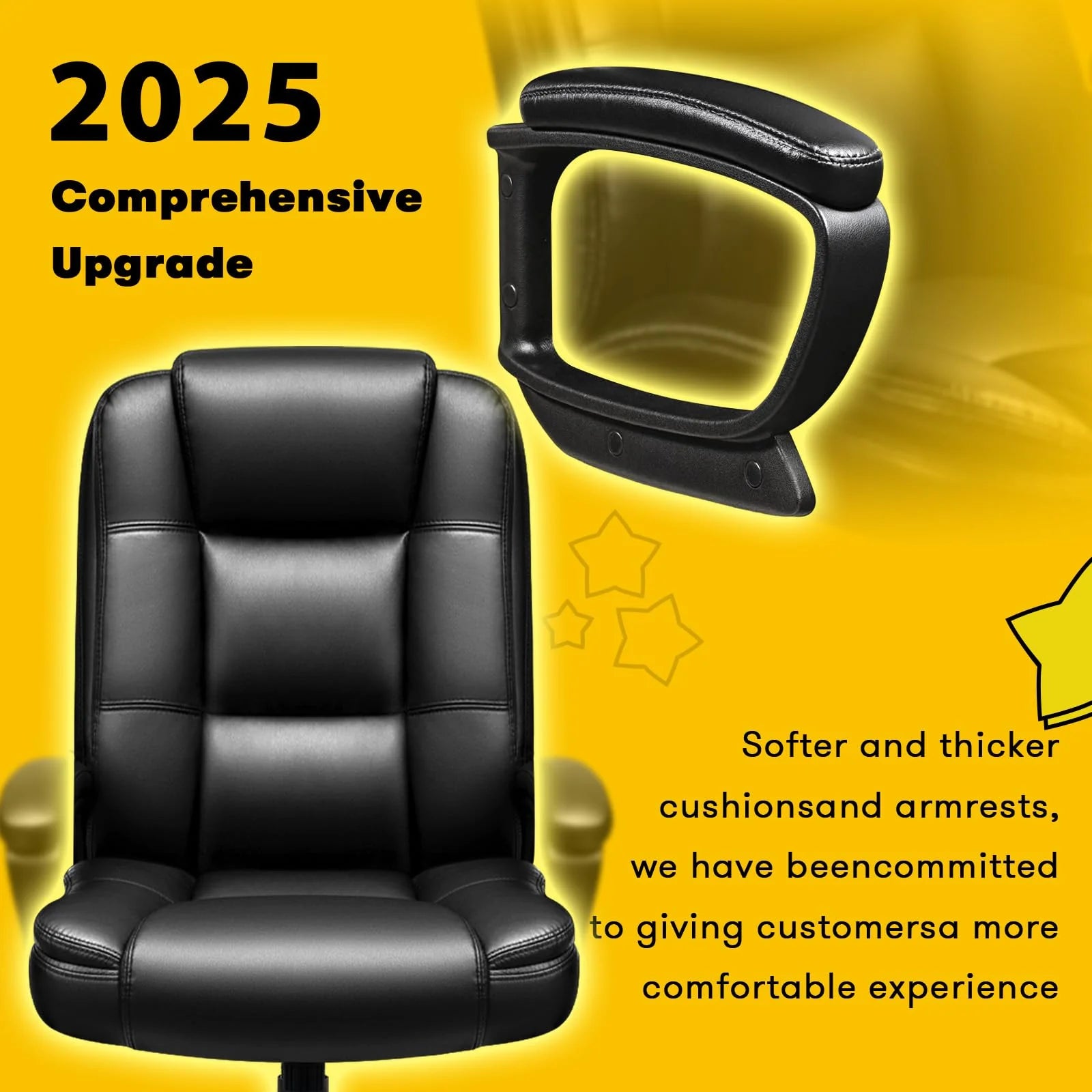 OFIKA Home Office Chair for Big and Tall - Heavy Duty Ergonomic