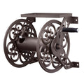 LIBERTY GARDEN 708 Steel Decorative Wall-Mount Hose Reel - Bronze