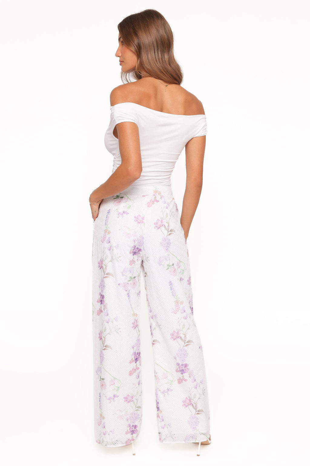 Adams Fitted Pant - Purple Floral